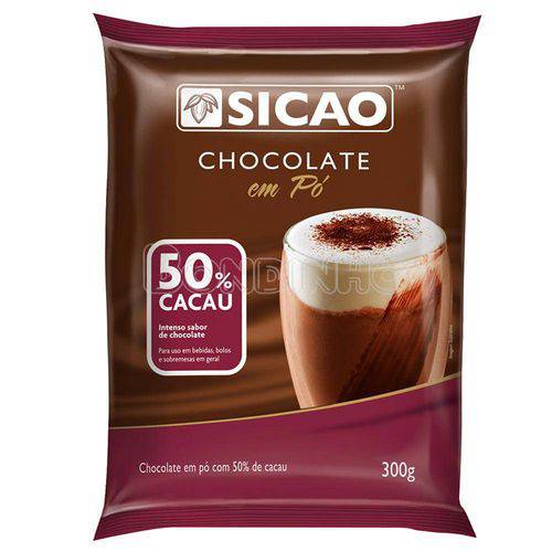Chocolate em Pó 50% 300g - Sicao