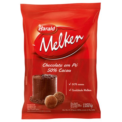 Chocolate em Pó 50% Melken 1,050kg - Harald