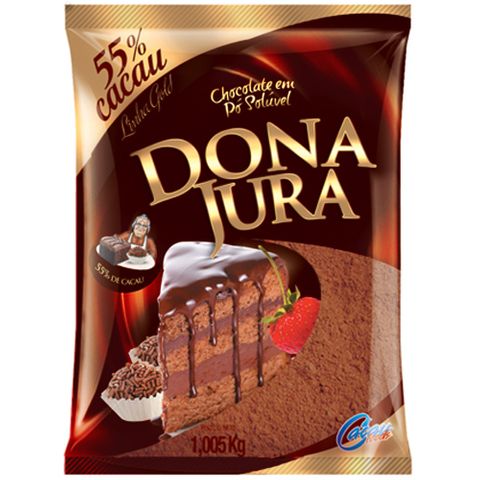 Chocolate em Pó 55% Dona Jura 1,005kg - Cacau Foods