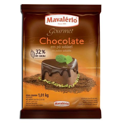 Chocolate em Pó 32% Cacau 1,01kg - Mavalério