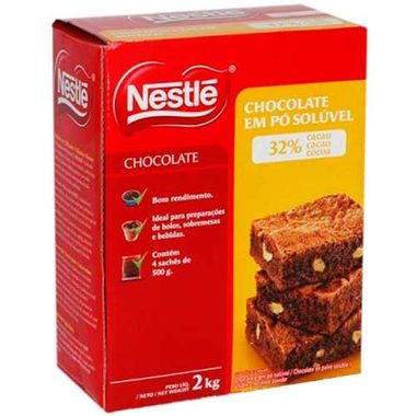 Chocolate em Pó 32% Cacau Nestlé 2Kg
