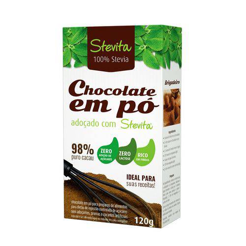 Chocolate em Pó Diet Adoçado com Stevita (120g) - Stevita