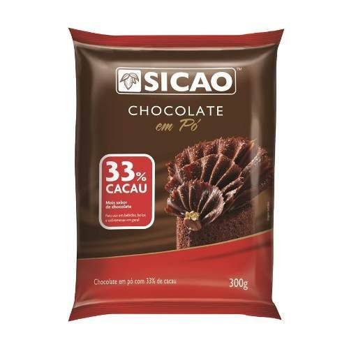 Chocolate em Pó Sicao 33% 300g