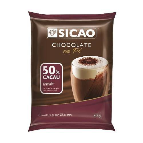 Chocolate em Pó Sicao 50% 300g