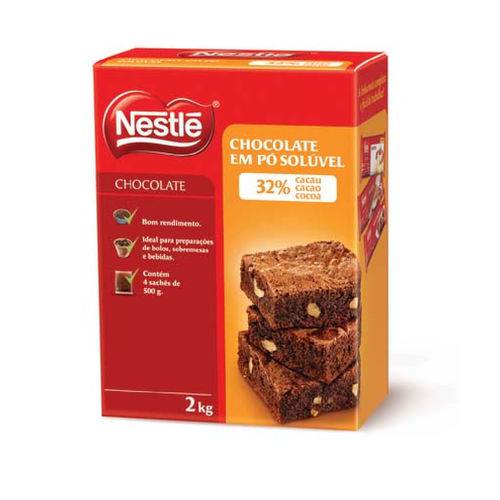 Chocolate em Pó Soluvel 32% Cacau Nestle 2kg