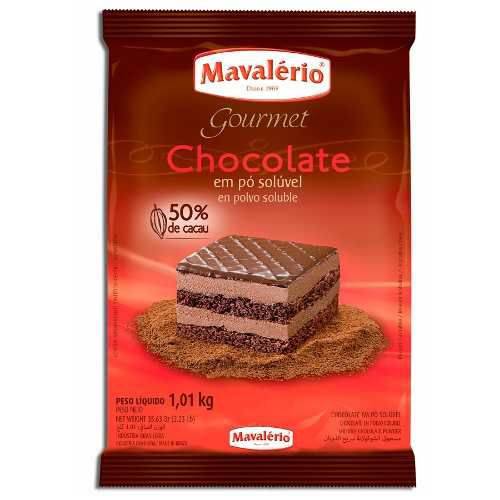 Chocolate em Pó Solúvel Mavalério Goumet 50% Cacau 1,01kg