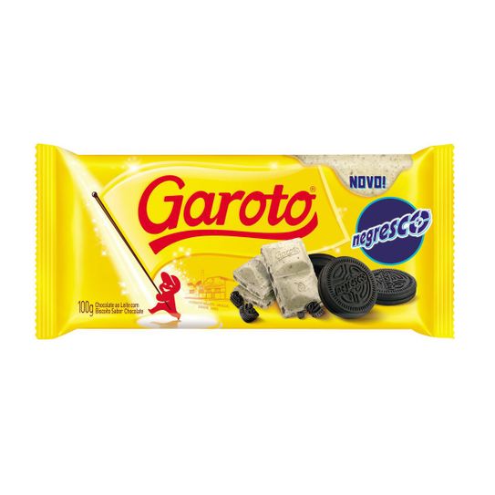 Chocolate Garoto Branco Negresco 100g