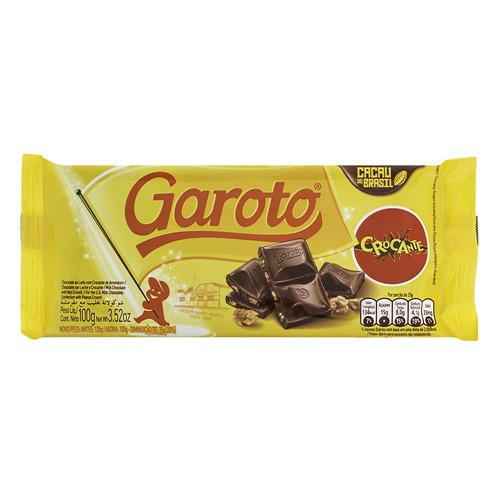 Chocolate Garoto Crocante 100g