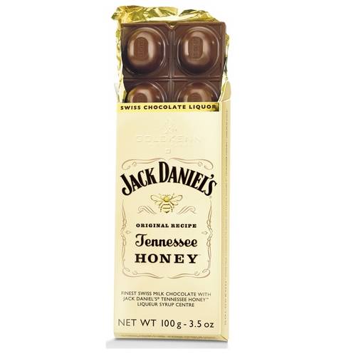 Chocolate Goldkenn Recheado com Jack Daniel´S Tennessee Honey 100g
