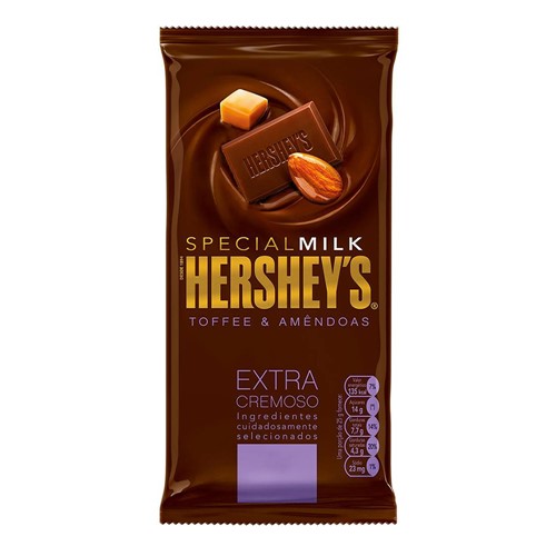 Chocolate Hershey's Special Milk Tofffee e Amêndoas 100g