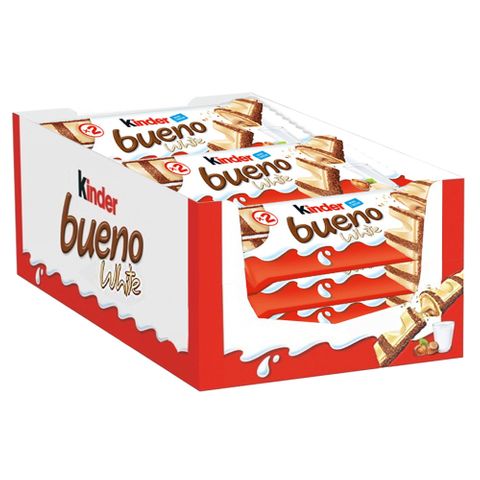 Chocolate Kinder Bueno White C/15 - Ferrero