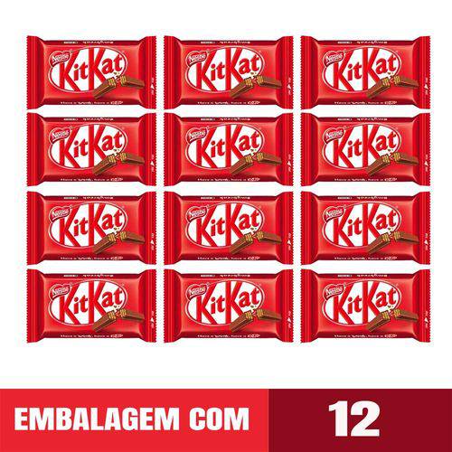 Chocolate Kitkat Clássico 41,5g C/12 - Nestlé
