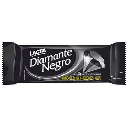 Chocolate Lacta Diamante Negro - 20gr
