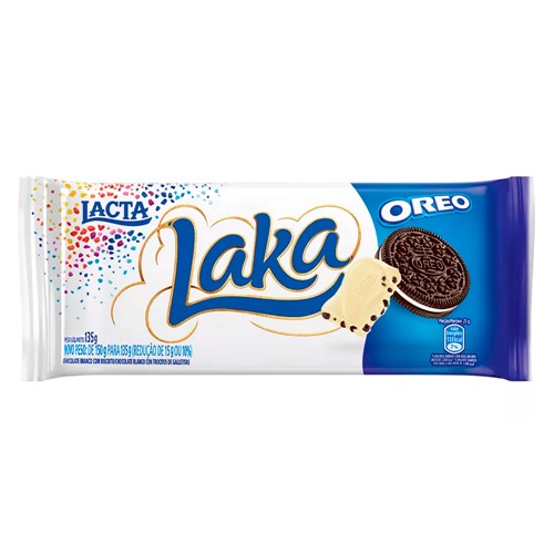 Chocolate Lacta Laka Oreo 135g