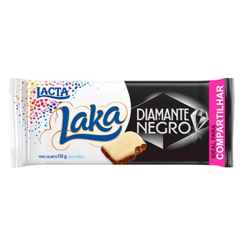 Chocolate Lacta Mix Diamante Negro/Laka 135g
