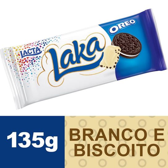 Chocolate Laka Branco Oreo 135g