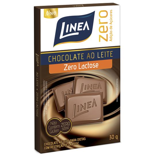 Chocolate Linea ao Leite Diet Zero Lactose 30g