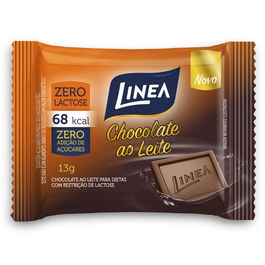 Chocolate Linea ao Leite Diet Zero Lactose 13g