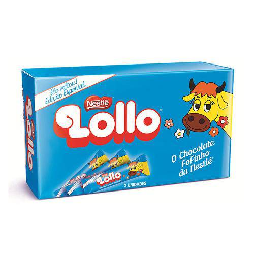 Chocolate Lollo 28g C/3 - Nestlé