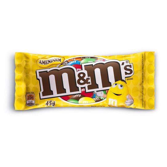 Chocolate M&Ms Amarelo Amendoim 45g