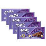 Chocolate Milka Rainsins Nuts 100g - Kit com 5 Unidades