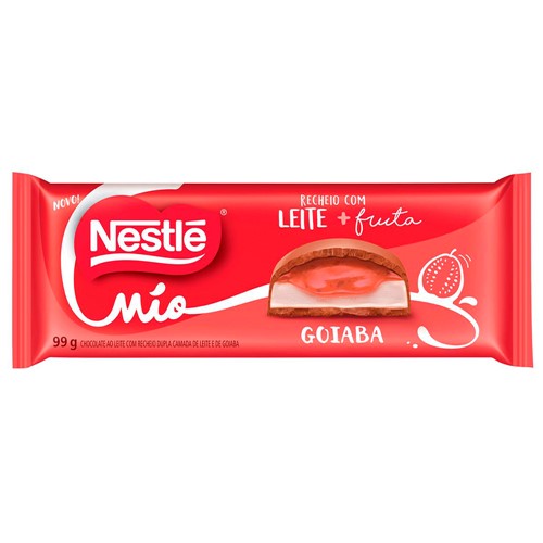 Chocolate Nestlé MIO Recheado Goiaba 99g