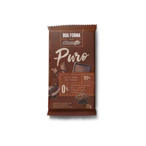 Chocolate Puro Boa Forma 53% Cacau 25g - Chocolife 7898928000881