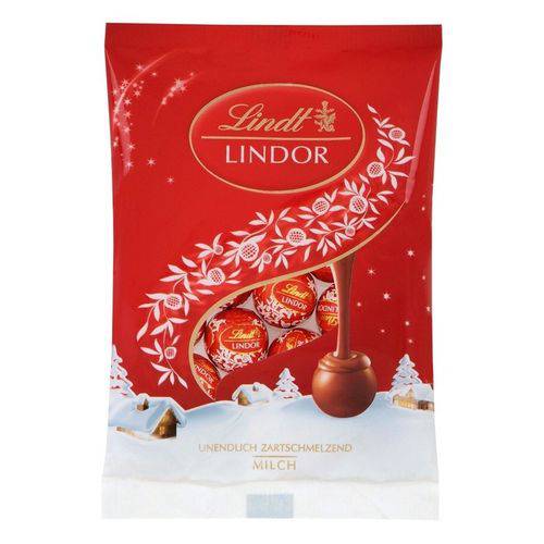 Chocolate Recheado Lindt Lindor Mini Balls 100g - Edição Limitada