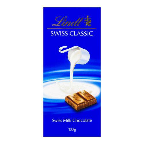 Chocolate Suíço Lindt Milk Tablete 100 G
