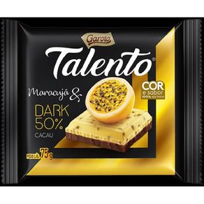 Chocolate Talento Dark Maracujá Garoto 75g