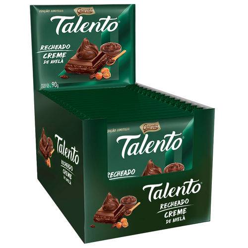 Chocolate Talento Rechado Creme de Avelã 90g C/12 - Garoto