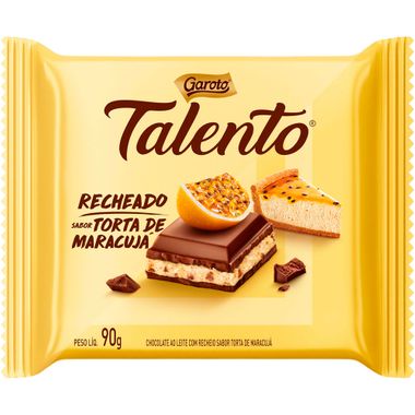 Chocolate Talento Recheado com Torta de Maracujá Garoto 90g