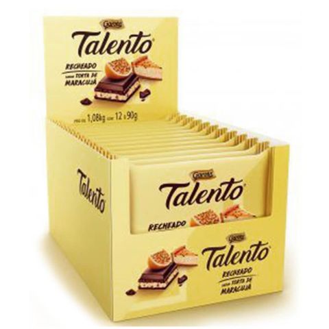 Chocolate Talento Recheado Torta de Maracujá 90g C/12 - Garoto