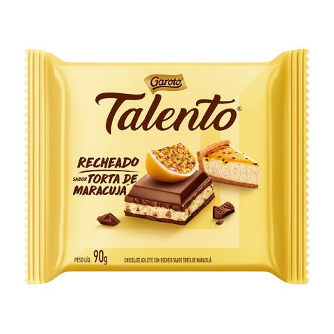 Chocolate Talento Recheado Torta de Maracujá 90g - Garoto