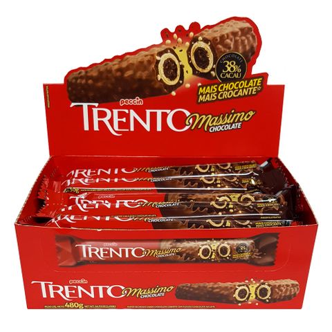Chocolate Trento Massimo 38% Cacau C/16 - Peccin