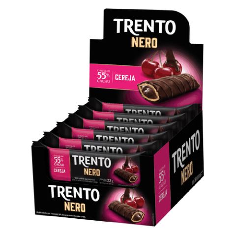 Chocolate Trento Nero Cereja C/16 - Peccin