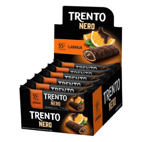 Chocolate Trento Nero Laranja C/16 - Peccin