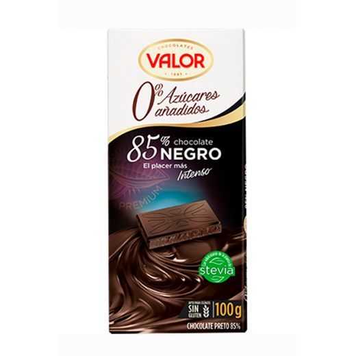 Chocolate Valor Dark 85% Cacau 100 G (Amargo)