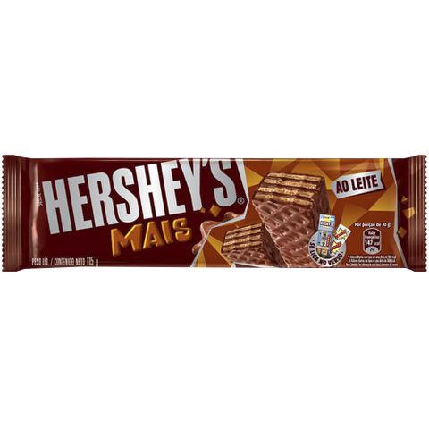 Chocolate Wafer Mais Chocolate ao Leite 115g - Hersheys