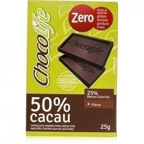 Chocolife 50% Cacau 25g - Chocolife
