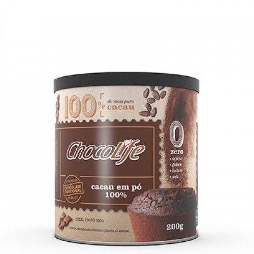 Chocolife Cacau em Pó 100 por Cento - 200g