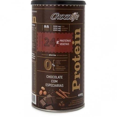 Chocolife Protein, Chocolate com Especiarias 480g - Chocolife