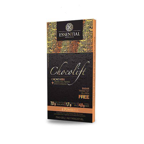 Chocolift - 40g - Chocolate com Whey Protein Isolado - Essential