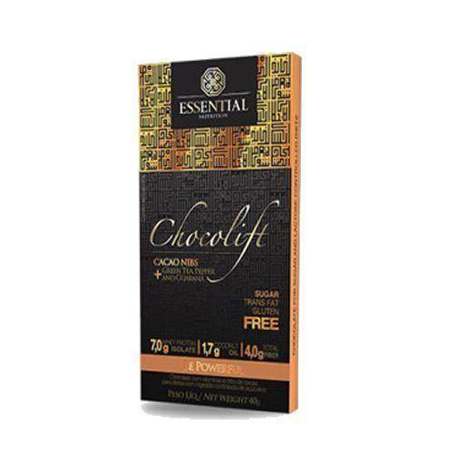 Chocolift - Barra de 40g Cacao Nibs - Essential Nutrition