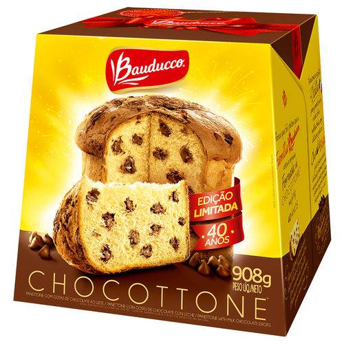Chocottone Gotas de Chocolate 908g - Bauducco