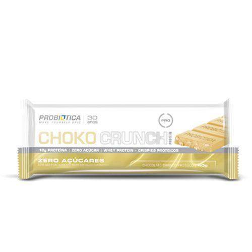 Choko Crunch - Chocolate Branco Proteico 1 Unidade 40g - Probiótica