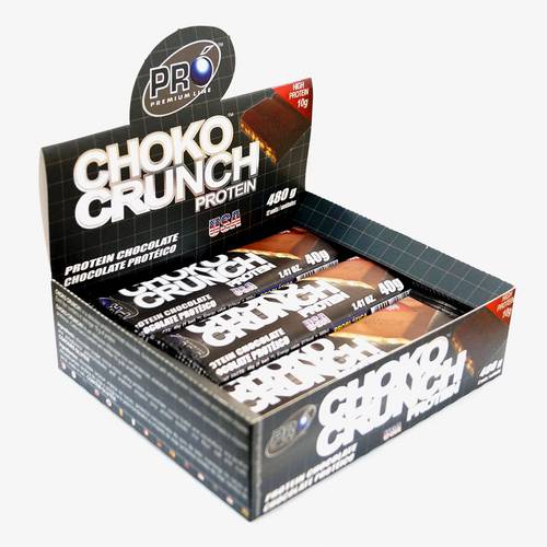 Choko Crunch - Probiótica Pró Premium Line - Caixa com 12 Unidades - Chocolate