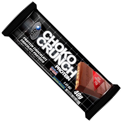 Choko Crunch Sabor Chocolate - Caixa com 12 Unidades de 40g Cada - Probiótica