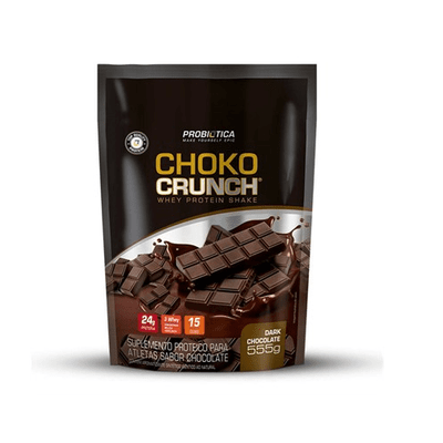 Choko Crunch Whey Protein Shake 555g Probiótica Choko Crunch Whey Protein Shake 555g Dark Chocolate Probiótica
