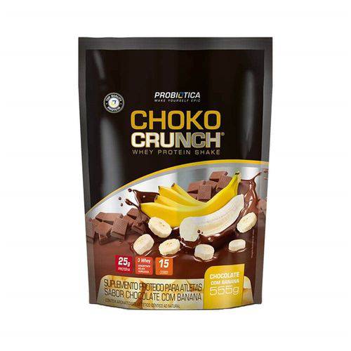 CHOKO CRUNCH WHEY SHAKE 555g - CHOCOLATE C/ BANANA